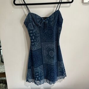 Blue mini dress!